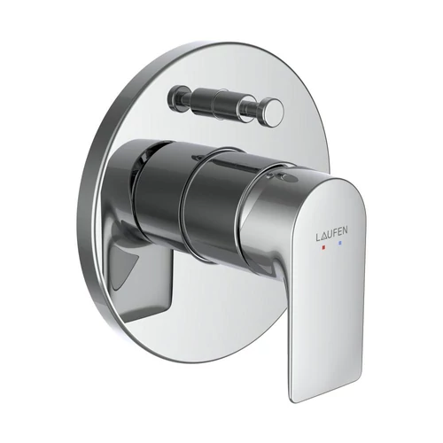 LAUFEN CITYPLUS Falba épített kád-zuhany csaptelep, Simiboxhoz , Króm HF505389100000