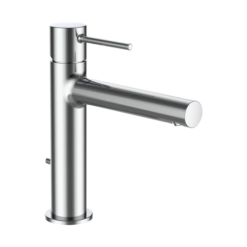 LAUFEN Twinplus slim Mosdó csaptelep, 140 mm kiállású fix kifolyóval, húzórudas lefolyószeleppel, króm HF505403100000