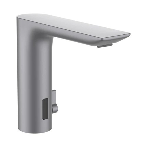 LAUFEN CITYTRONIC Elektronikus mosdó csaptelep IR-érzékelővel, hálózati tápegységgel, Rozsdamentes Acél HF707005423000