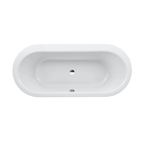 LAUFEN SOLUTIONS 180x80 Ovális fürdőkád, tartókerettel - standard opció - Fehér H2245110000001