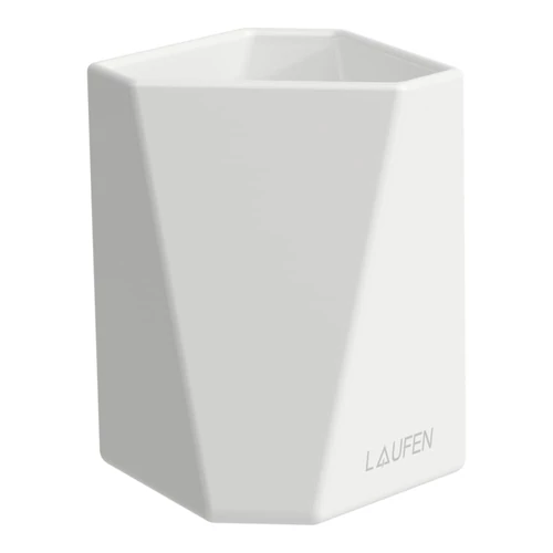 LAUFEN HOME COLLECTION Kerámia fogmosó pohár TRIO, Fehér H8777747160001