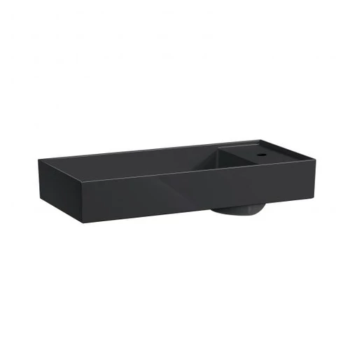 LAUFEN KARTELL BY LAUFEN Mosdó tál túlfolyónyílás nélkül, csaplyuk nélkül , Fényes fekete H8123320201121