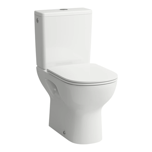 LAUFEN LUA Kombi WC alsó része, mélyöblítésű, perem nélküli, függőleges kivezetéssel Fehér H8240870000001