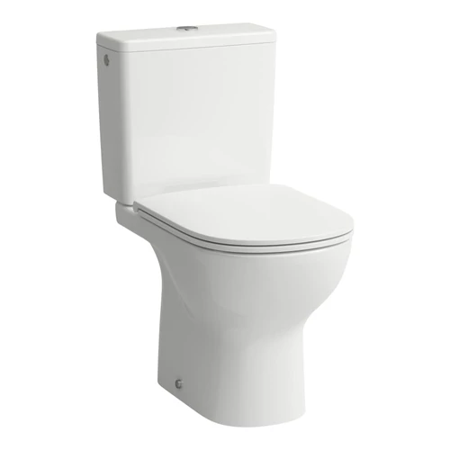 LAUFEN LUA Álló WC Kombi-Pack, rimless, mélyöblítéssel, függőleges lefolyóval, Fehér H8260870007611