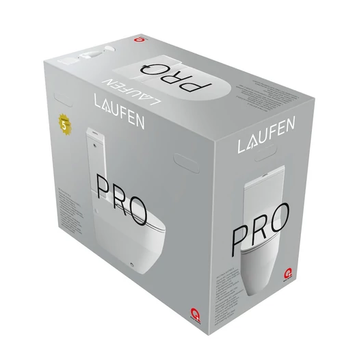 LAUFEN PRO Álló WC Kombi-Pack H825952, mélyöblítésü, Fehér H8679530009701