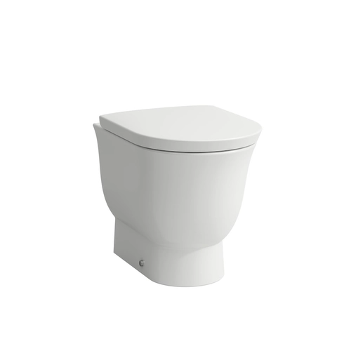 LAUFEN THE NEW CLASSIC Álló WC, mélyöblítésű, perem nélküli, Fehér LCC bevonattal H8238514000001