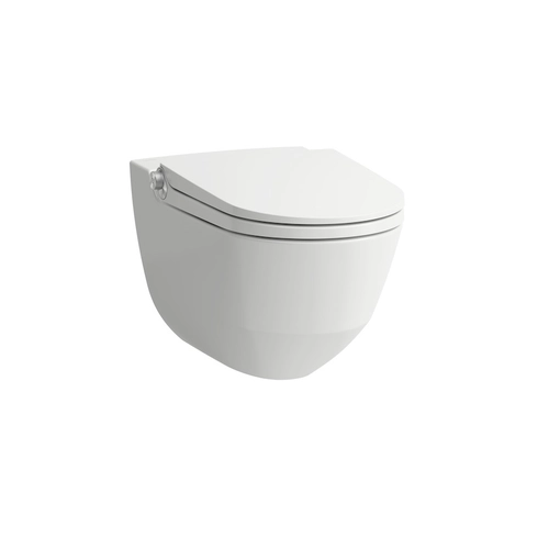 LAUFEN CLEANET RIVA Riva Bidés WC 'rimless', fali, Fehér LCC bevonattal H8206914000001