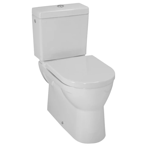 LAUFEN PRO Álló kombi-WC, síköblítésű, Vario lefolyó, Fehér H8249590000001