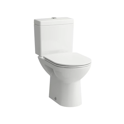 LAUFEN PRO Álló kombi-WC, mélyöblítésű, vízszintes lefolyó, Fehér H8249560000001