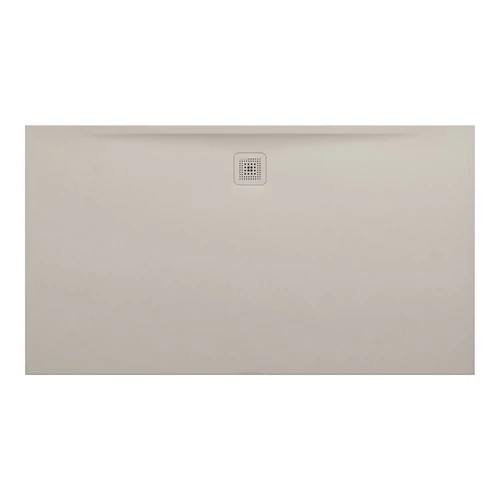 LAUFEN LAUFEN PRO Zuhanytálca, Marbond kompozit anyagból, extra lapos, téglalap alakú, kivezetés a hosszú oldalon, Matt Bézs H2119561860001