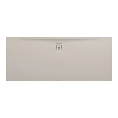 LAUFEN LAUFEN PRO Zuhanytálca, Marbond kompozit anyagból, extra lapos, téglalap alakú, kivezetés a hosszú oldalon, Matt Bézs H2149581860001
