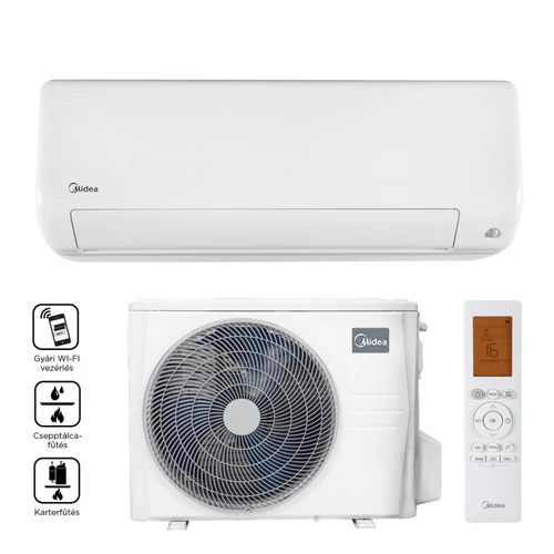 Midea All Easy Pro MEX-09-SP oldalfali split klíma (2.6 kW)