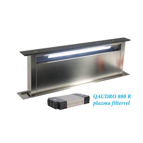 Sirius - Páraelszívó S-DD2 TC/L EM 58 fekete üveg/inox motor nélkül + plazma filter QUADRO 800 R - 00704824330_p