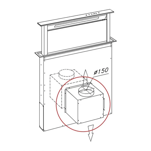 Sirius - Páraelszívó külső motor S-DD motor T800 75097000837