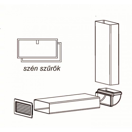 SIRIUS - Páraelszívó aktívszén-szűrő szett, S-DDH6 KITSDDH6