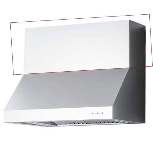 SIRIUS - Páraelszívó csőtakaró kürtő SL-109 TW 90 cm inox SIR1172
