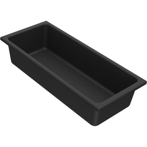 ELLECI - Gyümölcsmosó kosár 378x165x86mm Mixology mosogatókhoz műanyag fekete ABP036BK