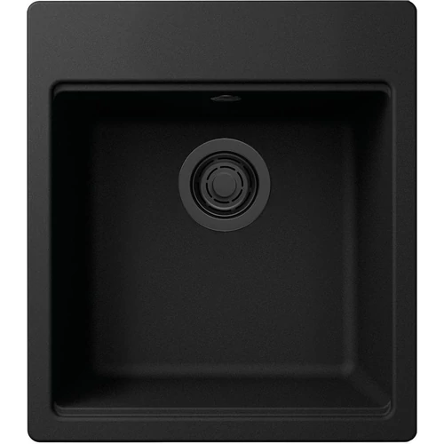 ELLECI - Mosogatótálca Time 102 G40 nero fekete tartozékokkal LG210240BKM