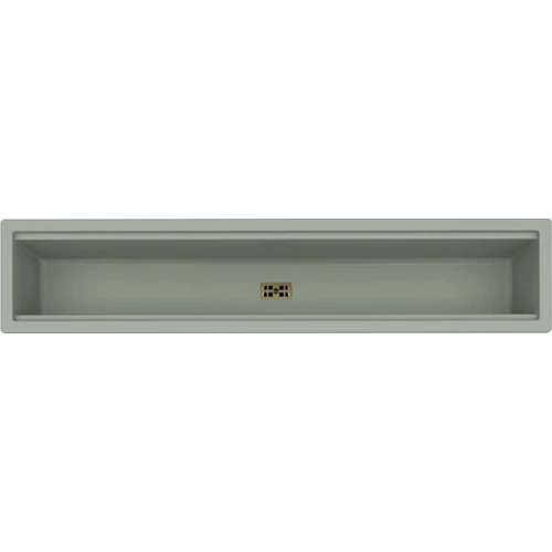 ELLECI - Mosogatótálca Dialogo C86 Keratek K82 Sage Green arany tartozékkal LKDC8682GLD