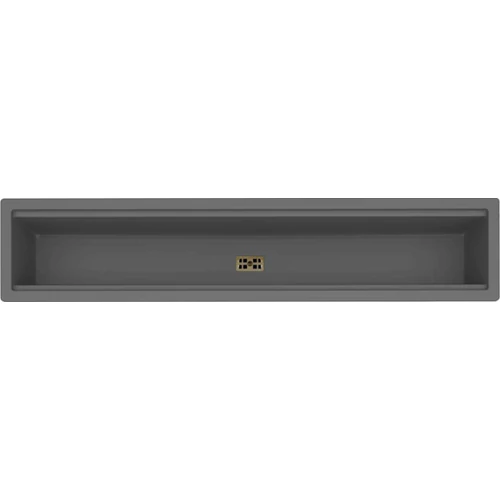 ELLECI - Mosogatótálca Dialogo C86 Keratek K99 Dark Grey arany tartozékkal LKDC8699GLD