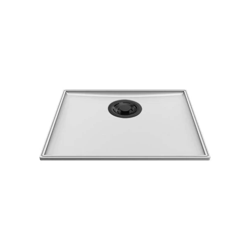 ELLECI - Mosogatótálca Essenza 50 46,2x38,2 Keratek 1 m. K96 White fekete tartozékokkal LKES5096BKM