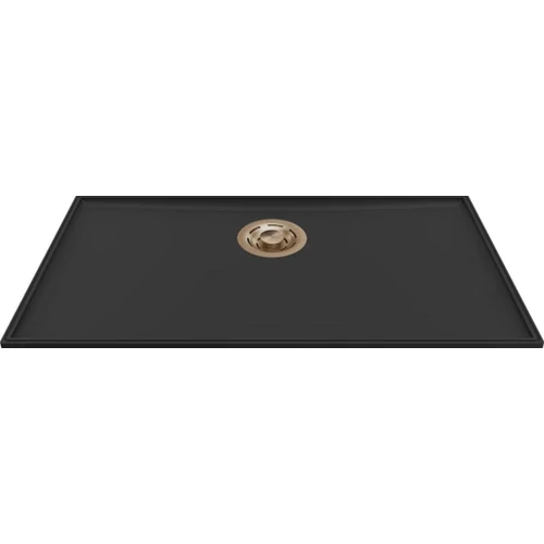 ELLECI - Mosogatótálca Essenza 70 68,2x38,2 Keratek 1 m. K86 Black arany tartozékkal LKES7086GLD