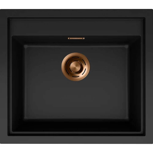 ELLECI - Mosogatótálca Sintesi 105 Keratek K86 Black bronz tartozékokkal LKS10586BRZ