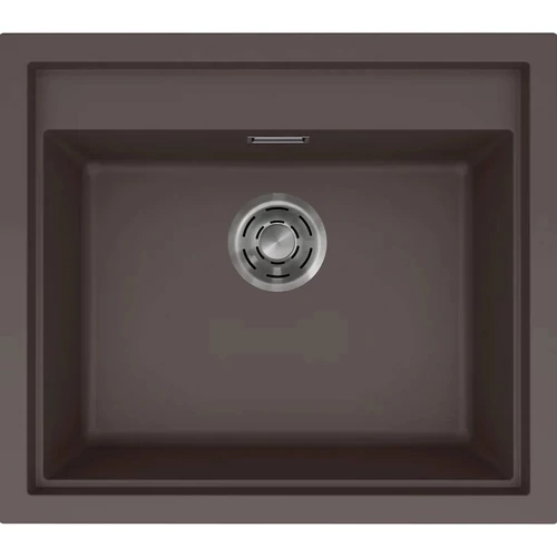 ELLECI - Mosogatótálca Sintesi 105 Keratek K87 Cocoa inox tartozékokkal LKS10587