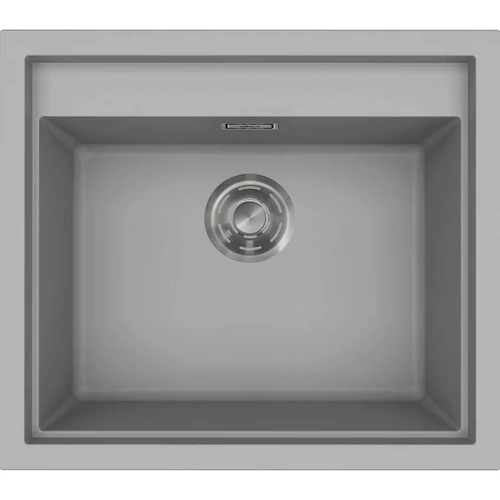 ELLECI - Mosogatótálca Sintesi 105 Keratek K99 Dark Grey inox tartozékokkal LKS10599