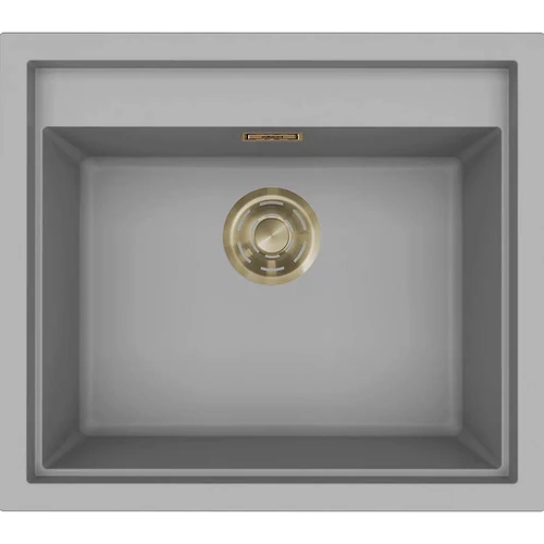 ELLECI - Mosogatótálca Sintesi 105 Keratek K99 Dark Grey arany tartozékokkal LKS10599GLD