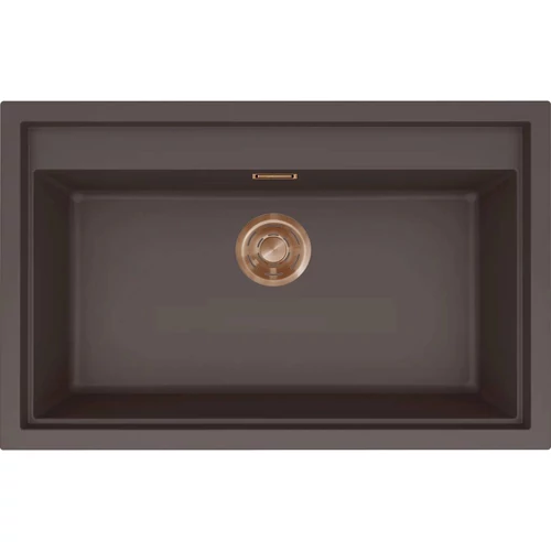 ELLECI - Mosogatótálca Sintesi 130 Keratek K87 Cocoa bronz tartozékokkal LKS13087BRZ