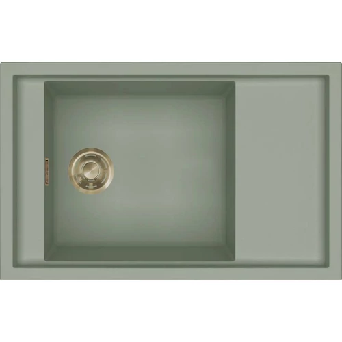 ELLECI - Mosogatótálca Sintesi 305 Keratek K82 Sage arany tartozékokkal LKS30582GLD