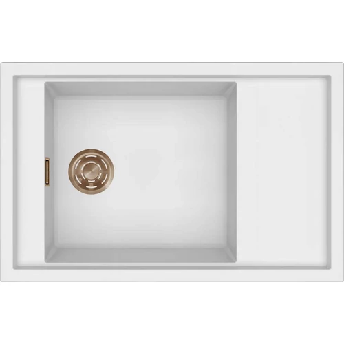 ELLECI - Mosogatótálca Sintesi 305 Keratek K96 White bronz tartozékokkal LKS30596BRZ