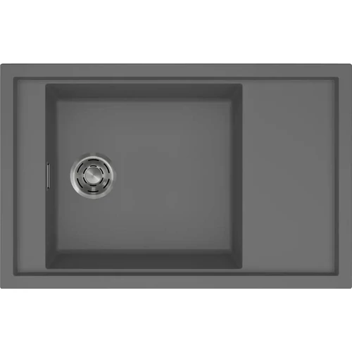 ELLECI - Mosogatótálca Sintesi 305 Keratek K99 Dark Grey inox tartozékokkal LKS30599