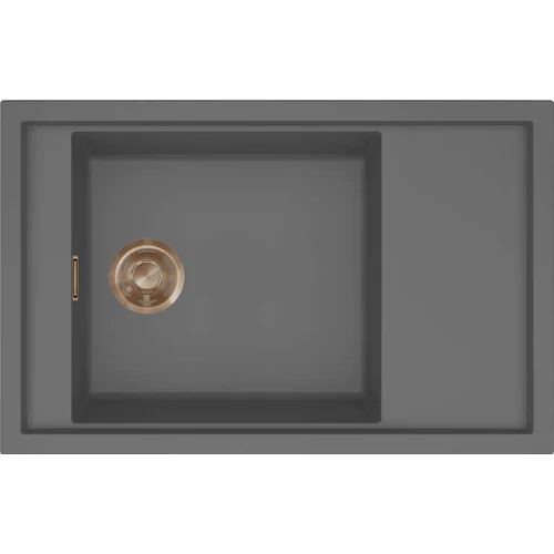 ELLECI - Mosogatótálca Sintesi 305 Keratek K99 Dark Grey bronz tartozékokkal LKS30599BRZ