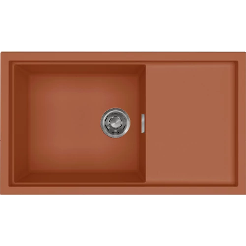 ELLECI - Mosogatótálca Sintesi 410 K83 Cavern Clay inox tartozékokkal LKS41083