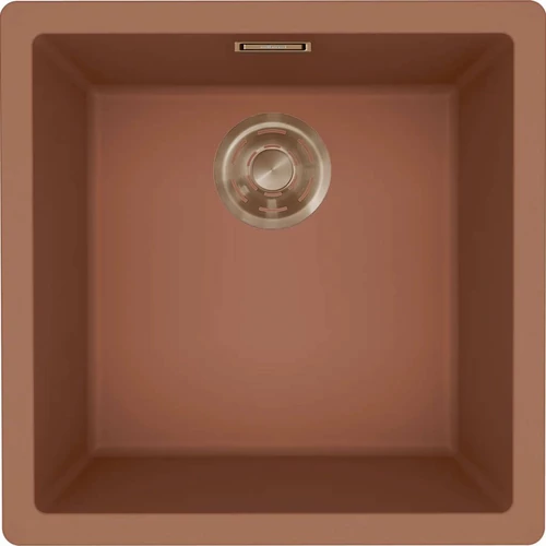 ELLECI - Mosogatótálca Zen-F 102 Keratek K83 Cavern Clay bronz tartozékokkal LKZ10282F01BRZ