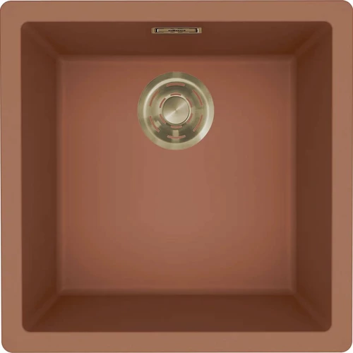 ELLECI - Mosogatótálca Zen 102 Keratek K83 Cavern Clay arany tartozékokkal LKZ10283GLD