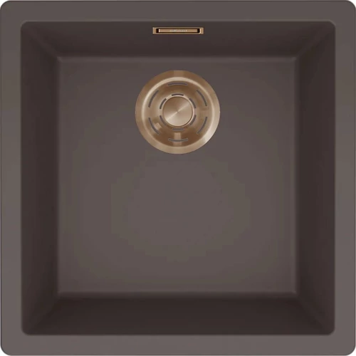 ELLECI - Mosogatótálca Zen-F 102 Keratek K87 Cocoa bronz tartozékokkal LKZ10286F01BRZ