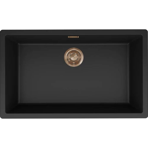 ELLECI - Mosogatótálca Zen-F 130 Keratek K86 Black bronz tartozékokkal LKZ13086F01BRZ