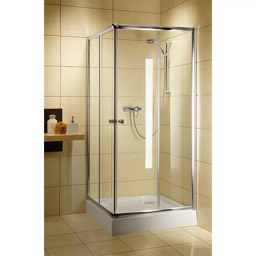 Radaway Dolphi Classic C 90x90 szögletes zuhanykabin (90x90x185 cm, króm, Barna, #30050-01-08)
