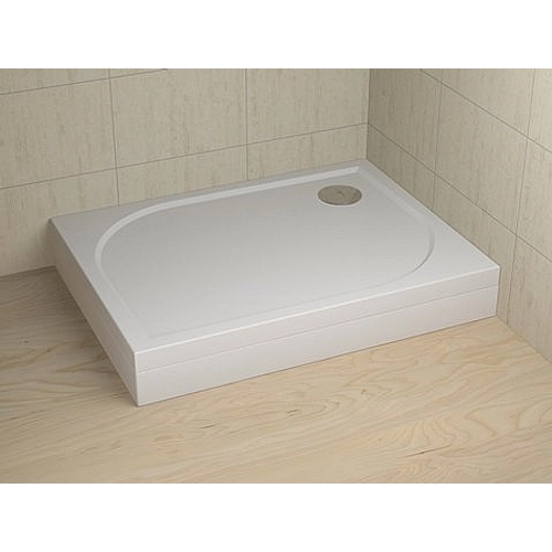 Radaway Delos D 100x75 cm -es szögletes előlapos zuhanytálca szifonnal (100x75 cm, előlapos / jobbos, #4D17515-03R)
