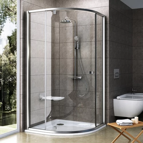 Ravak Pivot PSKK3-80 negyedköríves zuhanykabin szatén Transparent, 37644U00Z1