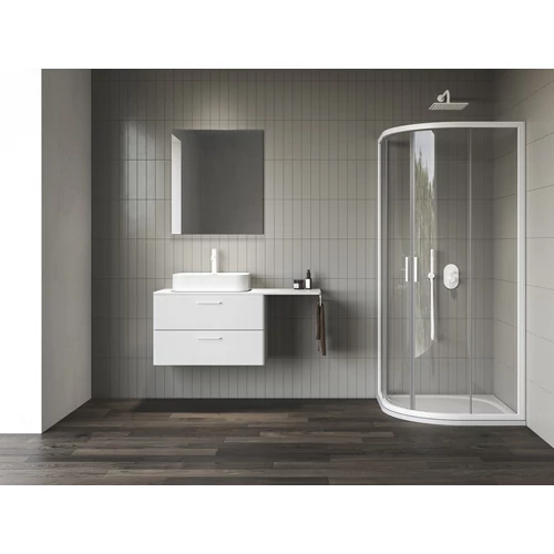 Ravak Blix II NBLCP4 90x90 zuhanykabin matt fehér+transparent 3BM70E00Z1