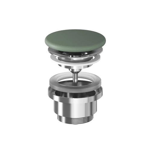 Ravak Flat mosdólefolyó kerámia fedéllel, Grey Green X03070