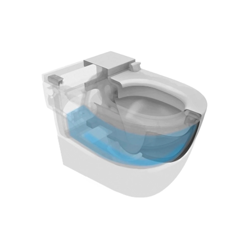 Roca In-tank Meridian álló WC-csésze integrált tartállyal, ülőkével - A893303000