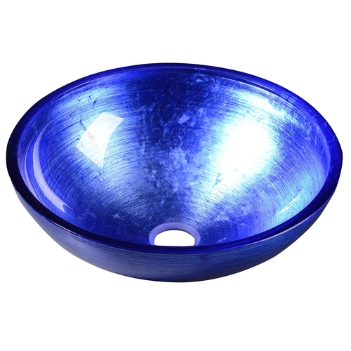 Sapho MURANO BLU üvegmosdó, átm:40x14cm, kék (AL5318-65)