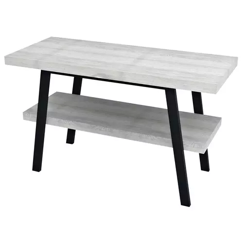 SAPHO TWIGA mosdótartó asztal, 120x72x50cm, matt fekete/öreg tölgy (VC453-120-5)