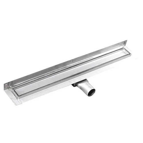 SAPHO GELCO MANUS inox padlóösszefolyó, falhoz PIASTRA rosttal, 850x112x55mm (GMP94)