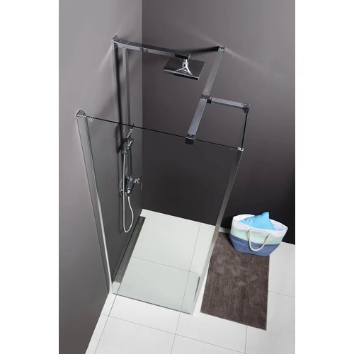 SAPHO Walk-In POLYSAN MODULAR Fix zuhanyfal, L típusú, 2/1-es modul, 1200mm (MS2A-120)